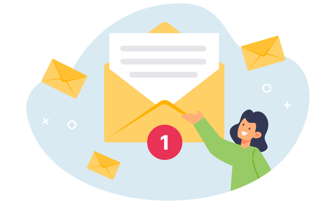 Einladungen, die im Posteingang auffallen